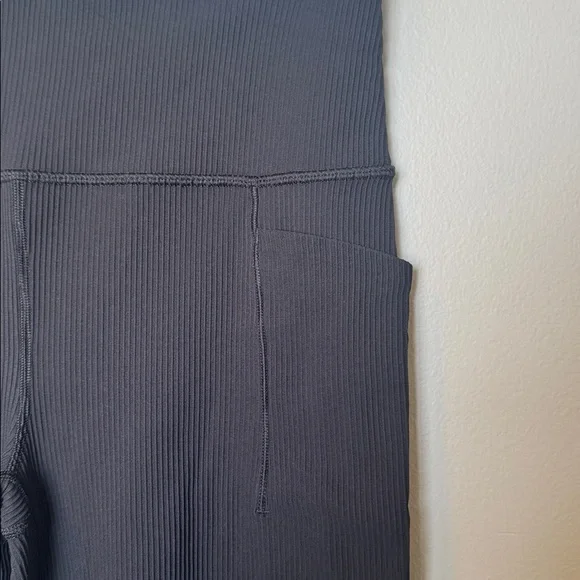 Athleta Salutation Stash Rib Flare Leggings - Picture 2 of 5